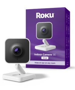 Roku Indoor Camera SE - Home Security - 1-Pack - Wired Security Camera with 1080p HD & Wi-Fi 6 - High Quality Product Image