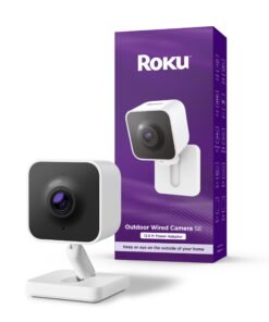 Roku Outdoor Camera SE - Home Security - IP65 Weather Resistant Wired Security Camera with 1080p HD Night Vision - High Quality Product Image