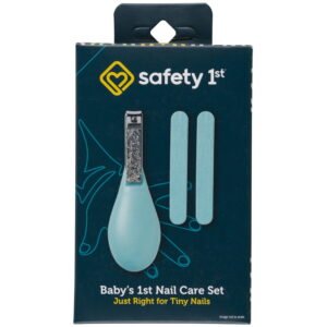 Safety 1st Baby's 1st Nail Care Clipper Emery Board Set, Sea Stone Aqua, Infant