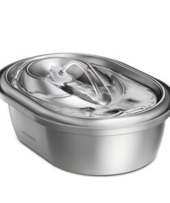 Petlibro 2L Stainless Steel Cat Water Fountain – Food-Grade Automatic Water Dispenser for Cats and Dogs, Indoor Pet Water Fountain - High Quality Product Image