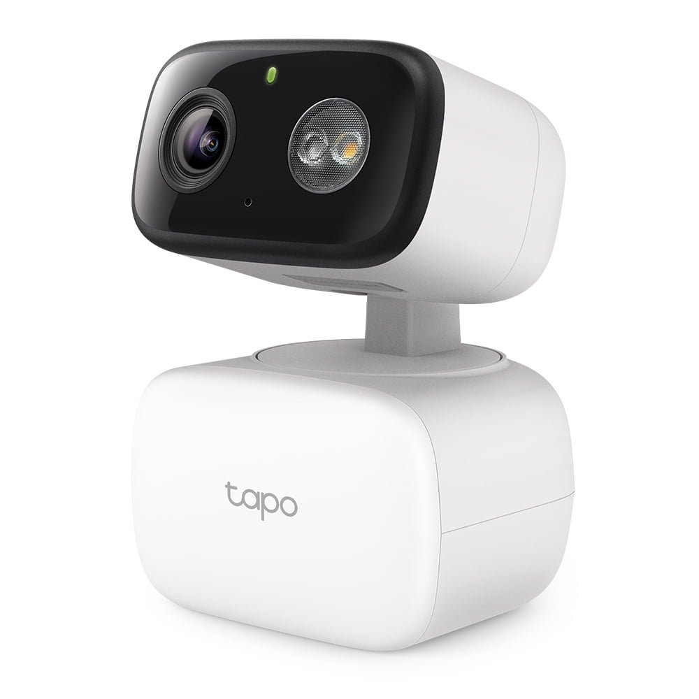 TP-Link Tapo TCW30 Indoor/Outdoor HD Security Camera with Pan/Tilt, Sound & Light Alarm, AI Detection & Local Storage — Enjoy 24/7 Coverage with No Subscription Costs