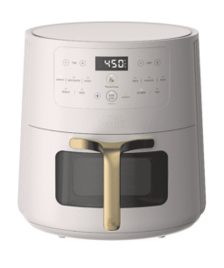 Thyme & Table 6QT Air Fryer, with ThymeCrisp™ and Ceramic-Coated Nonstick Basket, Sand White - High Quality Product Image