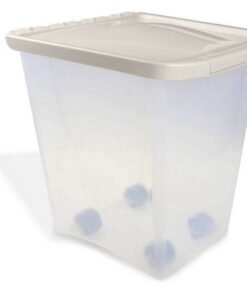 Van Ness 25 lb Dog Food Storage Container on Wheels - High Quality Product Image