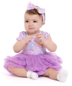 Winnie the Pooh Baby Girls Tutu Bodysuit with Matching Headband, 2-Piece, Sizes Newborn-24M - High Quality Product Image