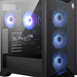 Alternative view of MSI Aegis R2 Gaming Desktop Intel i5-14400F NVIDIA RTX 5060 - 16GB DDR5 1TB SSD Win 11 Black