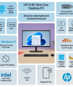 HP All-in-One Desktop w/ 22 - High Quality Product Image