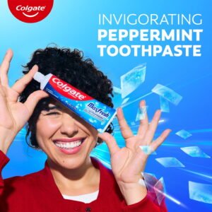 Alternative view of Colgate MaxFresh Cool Mint Toothpaste, 3 Pack, 6.3 oz