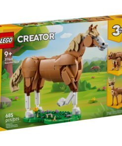 LEGO Creator 3 in 1 Beautiful Horse Building Toy for Kids - Building Blocks & Learning Toy for Girls & Boys, Ages 9+, - Create a Horse, Bear, or Deer Toy With 1 Set - Gift for Birthdays - 31166 - High Quality Product Image