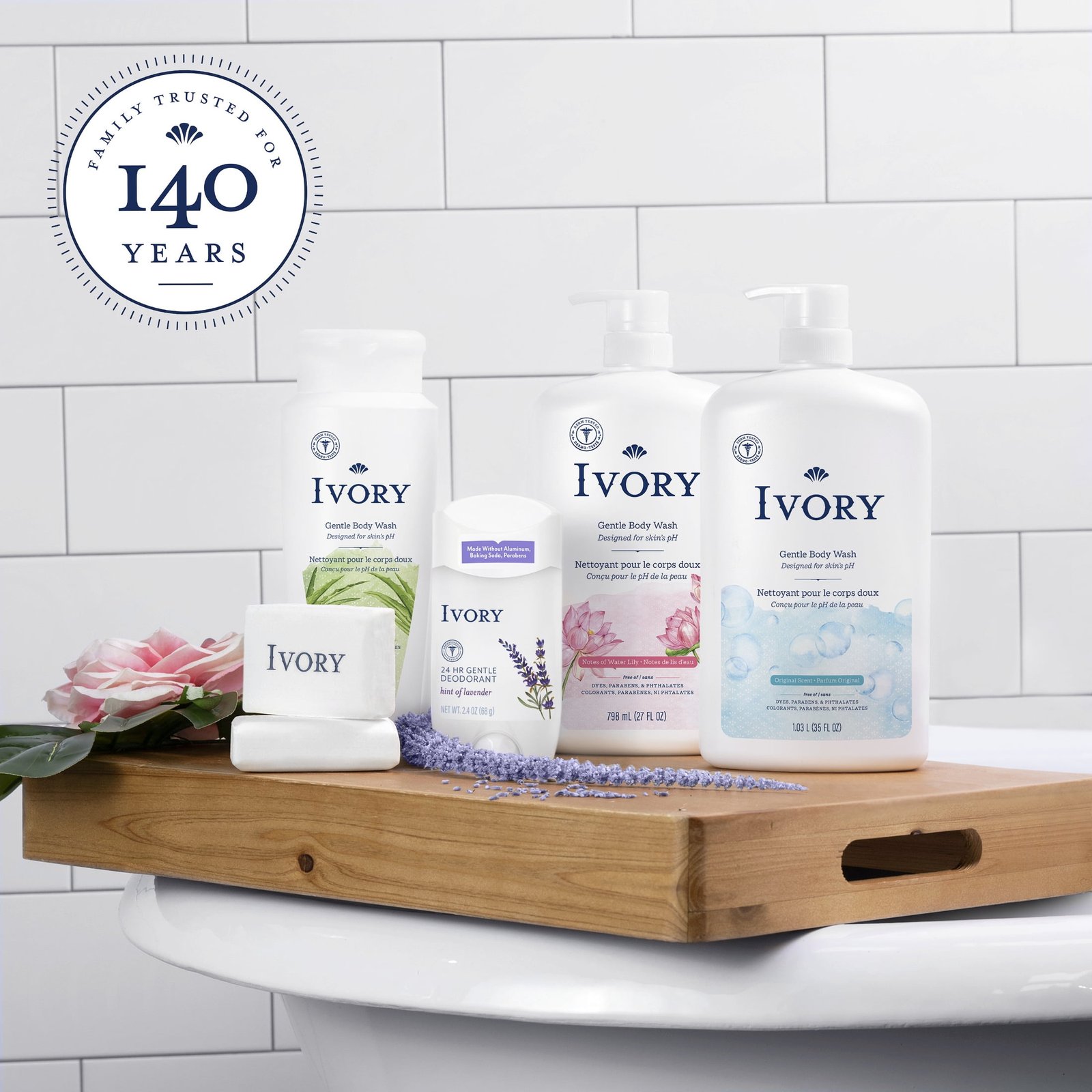 Ivory Mild and Gentle Body Wash, Original Scent, 35 fl oz - Image 7