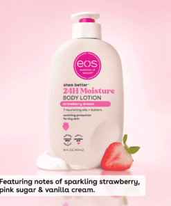eos Shea Better Body Lotion for Dry Skin, Strawberry Dream, 16 fl oz - High Quality Product Image