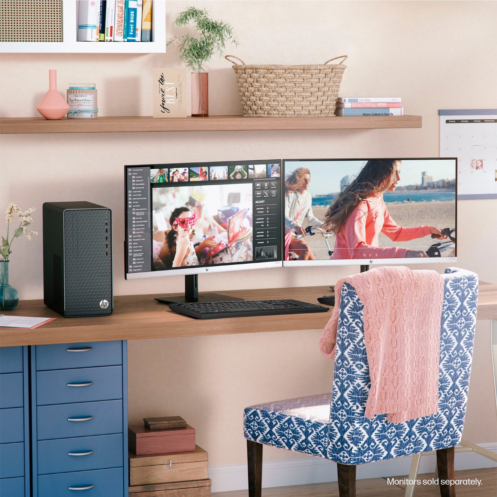 HP Desktop Computer, Core i5-13400, 12GB, 512GB SSD, Black, M01-F3003W - Image 6