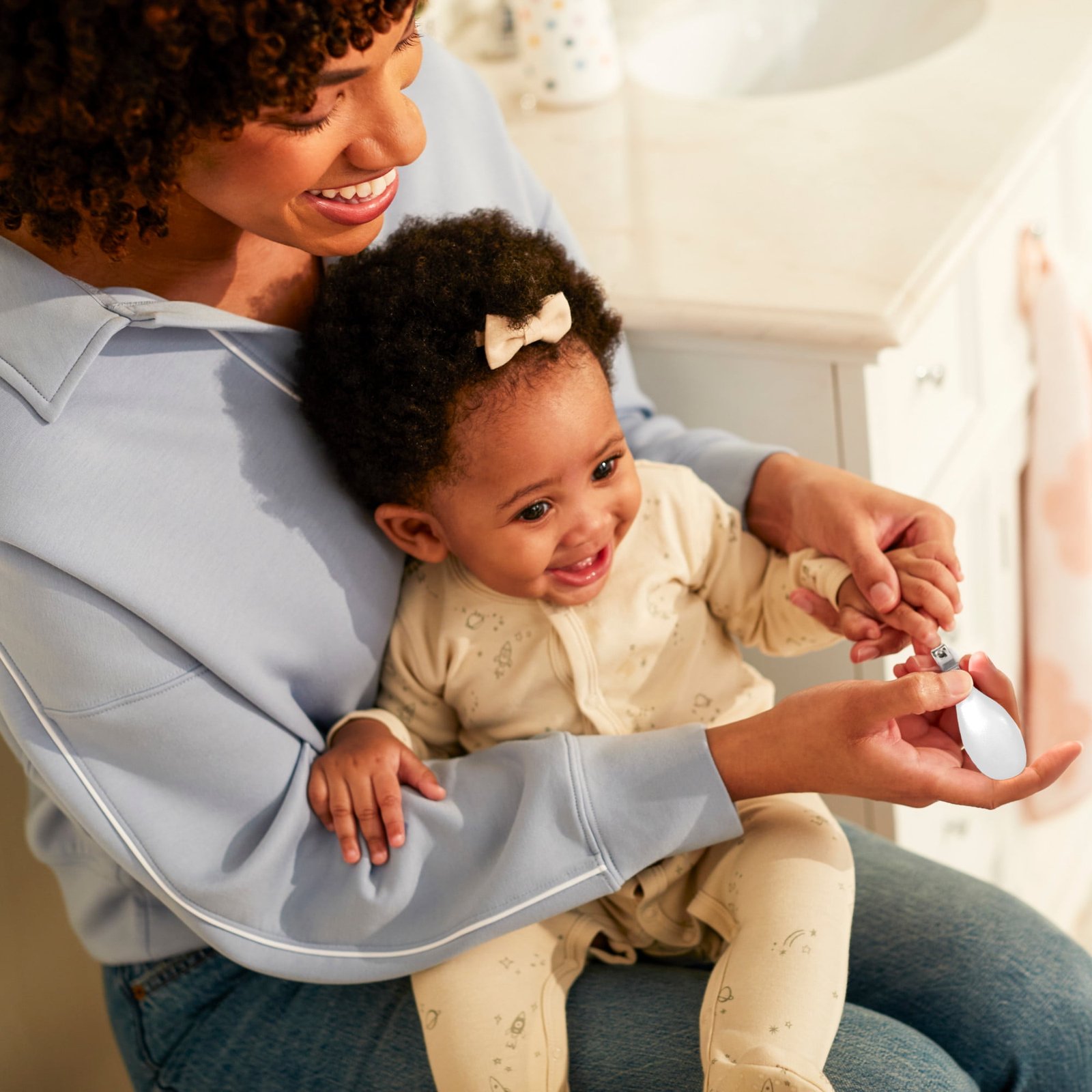 Safety 1st Baby Care Basics 4 Piece Infant Essentials Set, White - Image 4