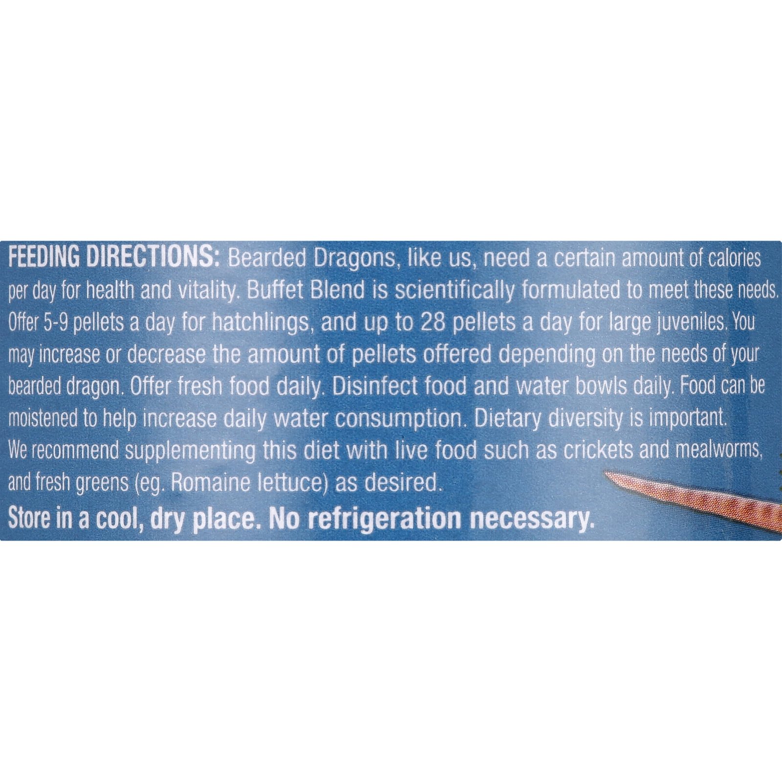 Fluker's Juvenile Bearded Dragon Buffet Blend (4.4oz) - Image 4