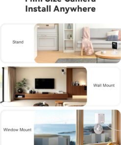 2K Cameras for Home Security, 2.4/5GHz Wi-Fi 6 Indoor Camera for Dog/Pet/Nanny/Baby, AI Text Recognition, Smart Search, Color Night Vision, 2 Way Talk, Human Detection - High Quality Product Image