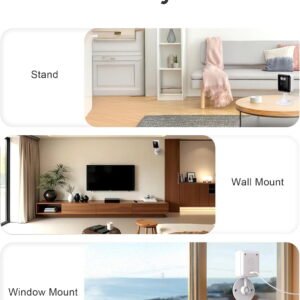 Alternative view of 2K Cameras for Home Security, 2.4/5GHz Wi-Fi 6 Indoor Camera for Dog/Pet/Nanny/Baby, AI Text Recognition, Smart Search, Color Night Vision, 2 Way Talk, Human Detection