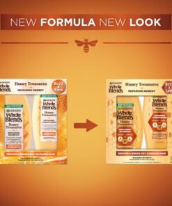 Garnier Whole Blends Honey Treasures Shampoo and Conditioner Set, For Damaged Hair, 1 kit - High Quality Product Image