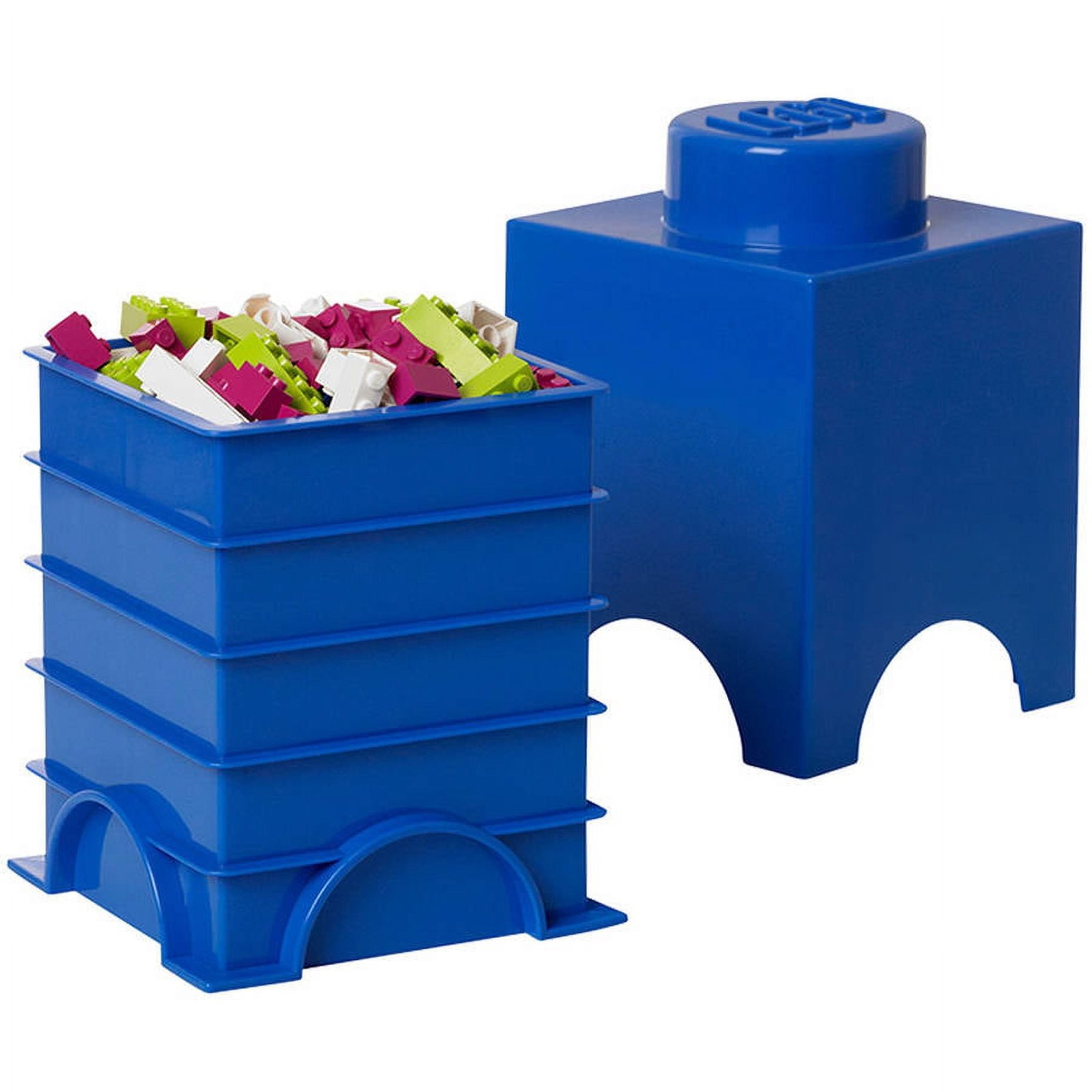 LEGO Storage Brick Toy Box, Bright Blue - Image 2