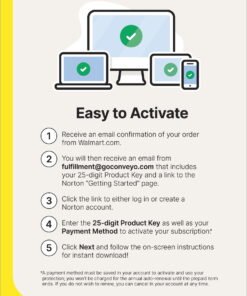 Norton 360 with LifeLock Select Bundle, All-in-One Protection for Your Devices, Online Privacy and Identity, 1 Year Subscription, PC/Mac/iOS/Android (Digital Download) - High Quality Product Image