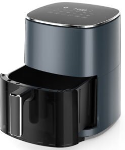 EDX Air Fryer,6 Qt Compact & Large with 400F for Crispy, Electric Multifunctional Cooker with Digital LED, Grey - High Quality Product Image