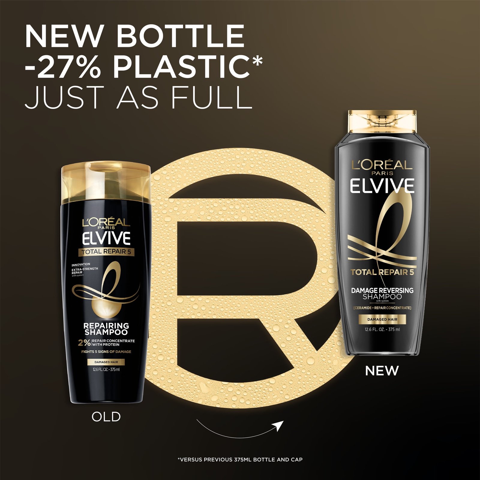 L'Oreal Paris Elvive Total Repair 5 Repairing Shampoo and Conditioner Set, 1 kit - Image 5