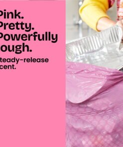 Alternative view of Glad ForceFlex MaxStrength 13gal Tall Kitchen Trash Bags, Cherry Blossom (40) - Strong & Leak-Resistant