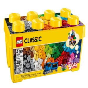 Alternative view of LEGO Classic Medium Creative Brick Box , Toy Set with Train, Car, Tiger, Birthday Gift for Kids 4+, 10696