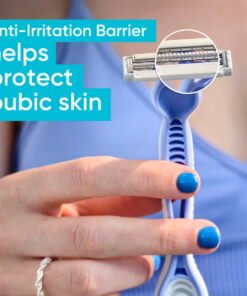 Venus for Pubic Hair & Skin Women's Disposable Razor, 4ct, Multi-Color - High Quality Product Image