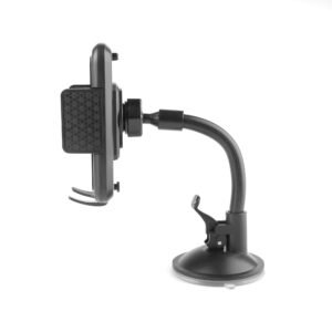 Alternative view of onn Car Phone Mount with Suction Cup for Windshield and Dashboard, 360° Viewing, Compatible with iPhone and Smartphones, Black