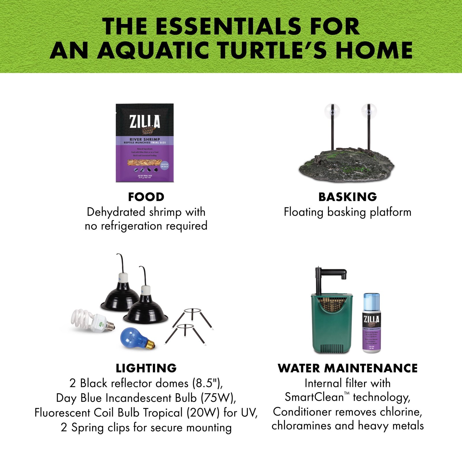 Zilla Aquatic Turtle Accessory Kit - Image 5