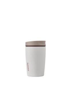 Alternative view of Owala SmoothSip Slider Insulated Stainless Steel Coffee Tumbler, Reusable Iced Coffee Cup, Hot Coffee Travel Mug, BPA Free 12 oz, Vanilla Bean