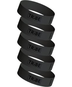 Alternative view of Tribe Lifting Fabric Resistance Bands for Glutes & Legs | 5 Fabric Workout Bands Set | Thick Booty Bands for Squats, Lunges, Hip Training, Physical...