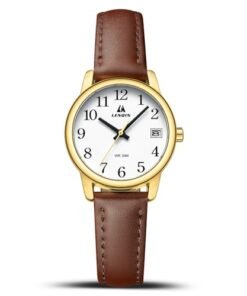 Alternative view of LN LENQIN Ladies Watches Analog Quartz Watch for Women Waterproof Women's Wrist Watches Easy Reader Womens Watch with Leather Strap