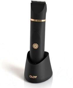 Alternative view of OLOV Electric Body Hair Trimmer - Groin Trimmer for Men - Bikini Trimmer Women - Wet/Dry Shaver Groomer, Replaceable Ceramic Blade Heads, USB Recha...