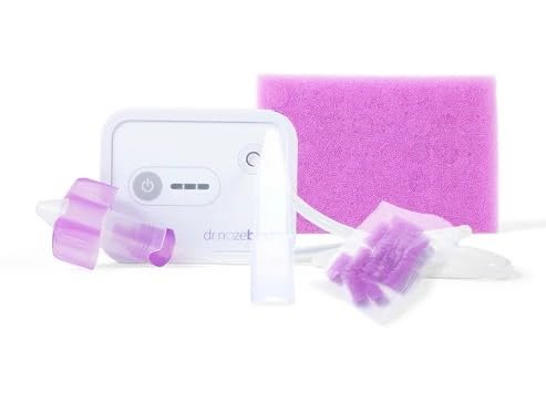 Dr. Noze Best Baby’s First Year Bundle | Pediatrician-Designed Electric Baby Nasal Aspirator with Newborn Nosepiece & 40 Filters | Baby Registry Es…