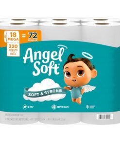 Alternative view of Angel Soft Toilet Paper, 18 Mega Rolls = 72 Regular Rolls, Soft and Strong Toilet Tissue