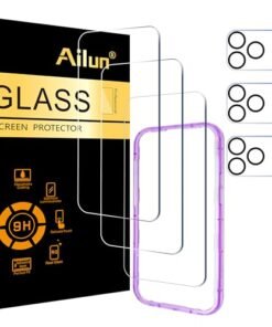 Alternative view of Ailun 3 Pack Screen Protector for iPhone 17 Pro Max [6.9 inch] + 3 Pack Camera Lens Protector with Installation Frame,Dynamic Island Compatible,Cas...