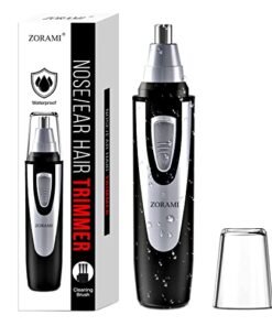 Alternative view of Ear and Nose Hair Trimmer Clipper - 2025 Professional Painless Eyebrow & Facial Hair Trimmer for Men Women, Battery-Operated Trimmer with IPX7 Wate...