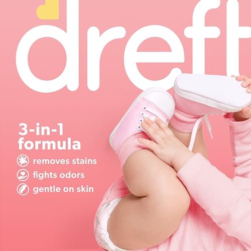 Dreft Stage 1 Newborn Baby Liquid Laundry Detergent, Gentle on Sensitive Skin, HE Compatible, 114 loads - Image 3