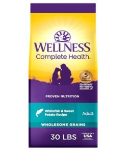 Alternative view of Wellness Complete Health Dry Dog Food, Wholesome Grains, Natural, Whitefish & Sweet Potato Recipe, (30-Pound Bag)