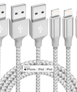 Alternative view of iPhone Charger 3 Pack 10 ft Apple MFi Certified Lightning Nylon Braided Cable Fast Charging Cord Compatible with iPhone 13 12 11 Pro Max XR XS X 8 ...