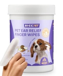 Alternative view of HICC PET Ear Cleaner Finger Wipes for Dogs & Cats, Vet-Recommended Dog Ear Infection Treatment to Relief Itching & Inflammation, Remove Wax, Dirt &...