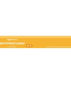 Amazon Basics Non-Stick Parchment Paper for Baking, Cooking, Oven Safe, 15 inches, 90 Sq Ft Roll, 1 Pack