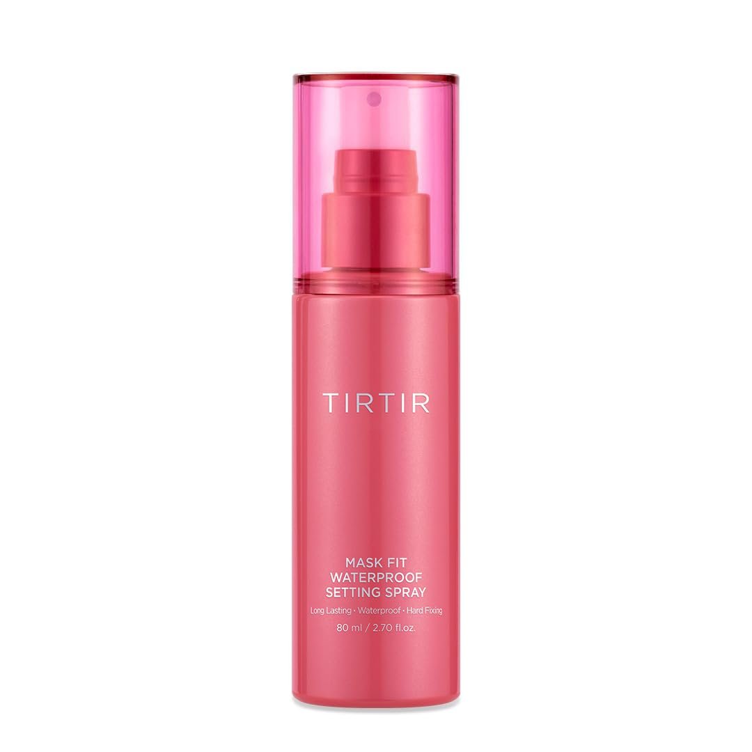 TIRTIR Waterproof Setting Spray – 24 Hour Long Lasting Fix, Sweatproof Water Resistant Makeup Finisher – Ethanol Free, Semi Matte Finish for Oily S…