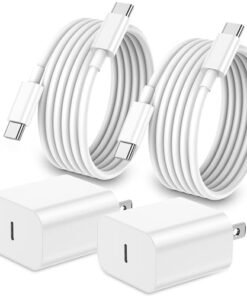 Alternative view of iPhone 17 16 15 Charger Fast Charging,2Pack 20W Apple iPad USB C Wall Chrager Block with 6FT USB C to C Cable for iPhone 17/Pro/Pro Max/17 Air/ 16/...