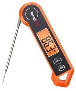 Alternative view of TempPro TP19H Digital Meat Thermometer for Cooking with Ambidextrous Backlit and Motion Sensing Kitchen Cooking Food Thermometer for BBQ Grill Smok...