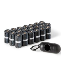 Alternative view of Amazon Basics Dog Poop Leak Proof Bags with Dispenser and Leash Clip, Unscented, 13" x 9" Large Size, 300 Count