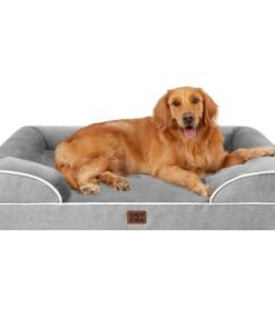 Alternative view of EHEYCIGA Orthopedic Dog Beds for Extra Large Dogs 44x32Inch, Waterproof Memory Foam XL Pet Bed with Sides, Non-Slip and Egg-Crate Foam Big Dog Couc...