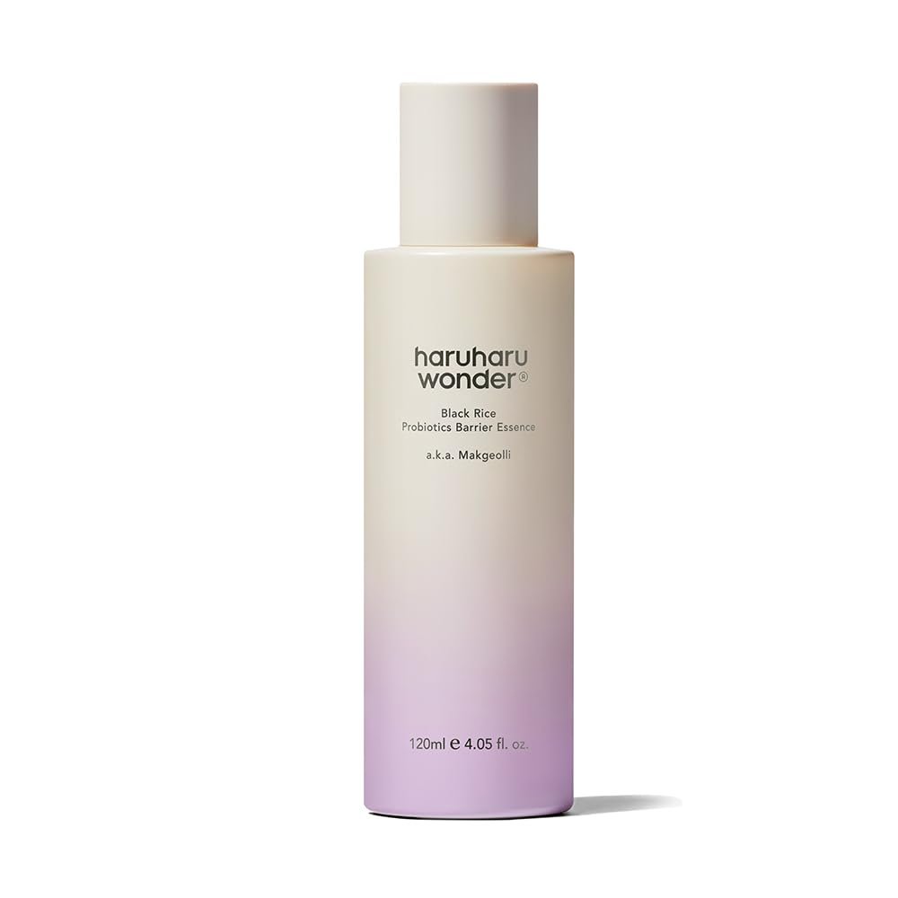 haruharu Wonder Black Rice Probiotics Barrier Essence, Skin Flooding & Layering, Strengthens Skin Barrier, Moisturizes, Glowy Radiant Skin, Ceramid…