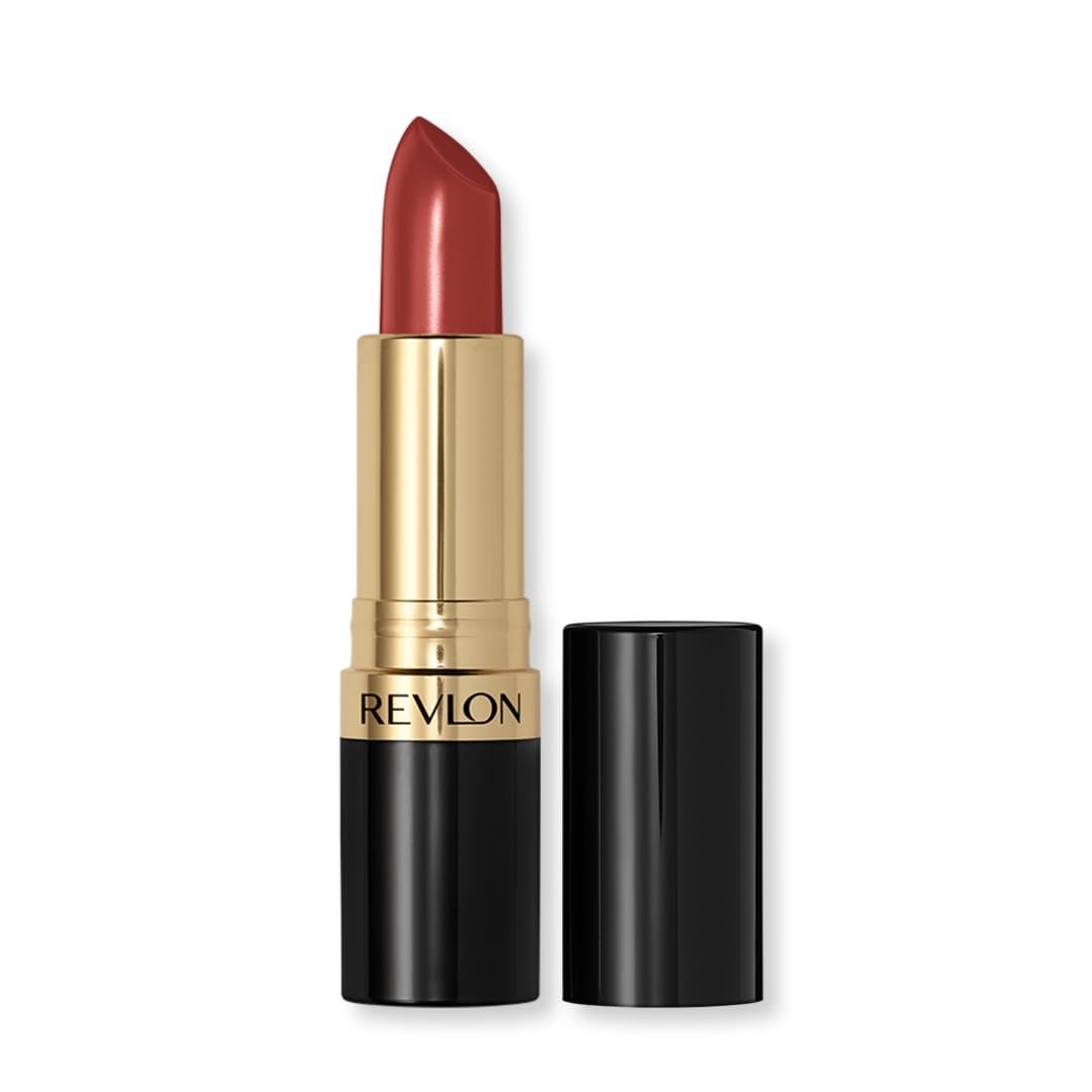 Revlon Super Lustrous Lipstick, Creamy Formula For Soft, Fuller-Looking Lips, Moisturized Feel, 535 Rum Raisin, 0.15 oz
