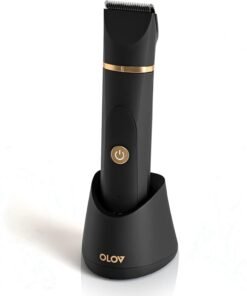 OLOV Electric Body Hair Trimmer - Groin Trimmer for Men - Bikini Trimmer Women - Wet/Dry Shaver Groomer, Replaceable Ceramic Blade Heads, USB Recha...